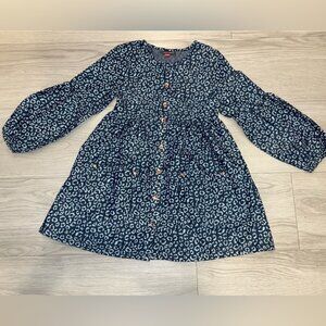 Vance Camuto chambray animal print dress size 7